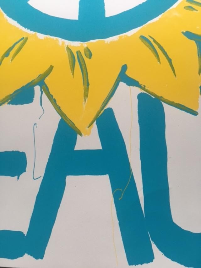 Paul Insect (B 1971) ‘Peace’ For Ukraine, Screeprint, Editioned, Signed, 2022 - 2