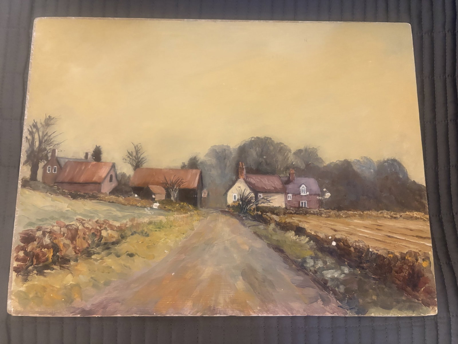 A Collection of Unframed Contemporary Oil Painting By John F Cathcart - 3