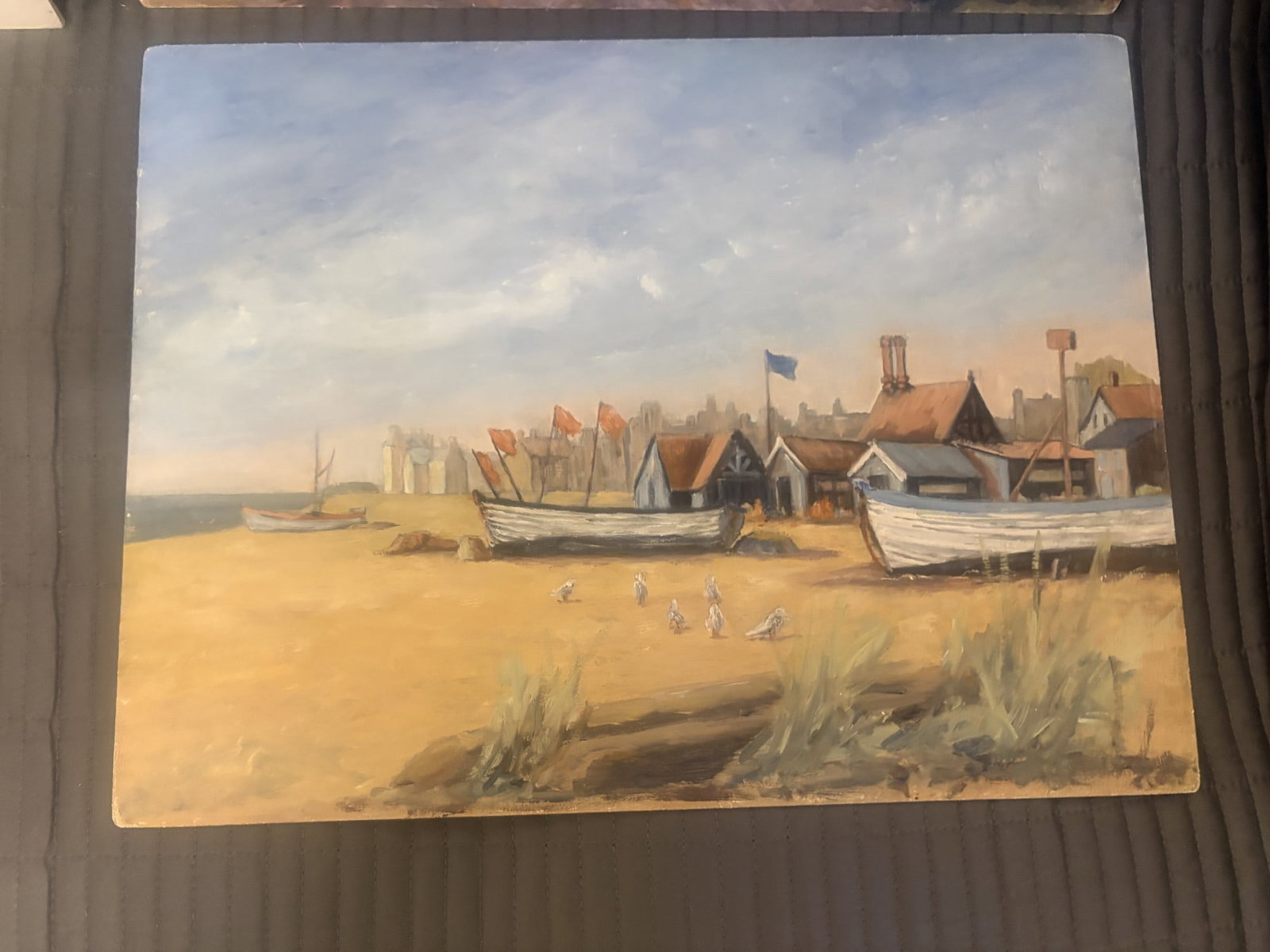 A Collection of Unframed Contemporary Oil Painting By John F Cathcart - 6