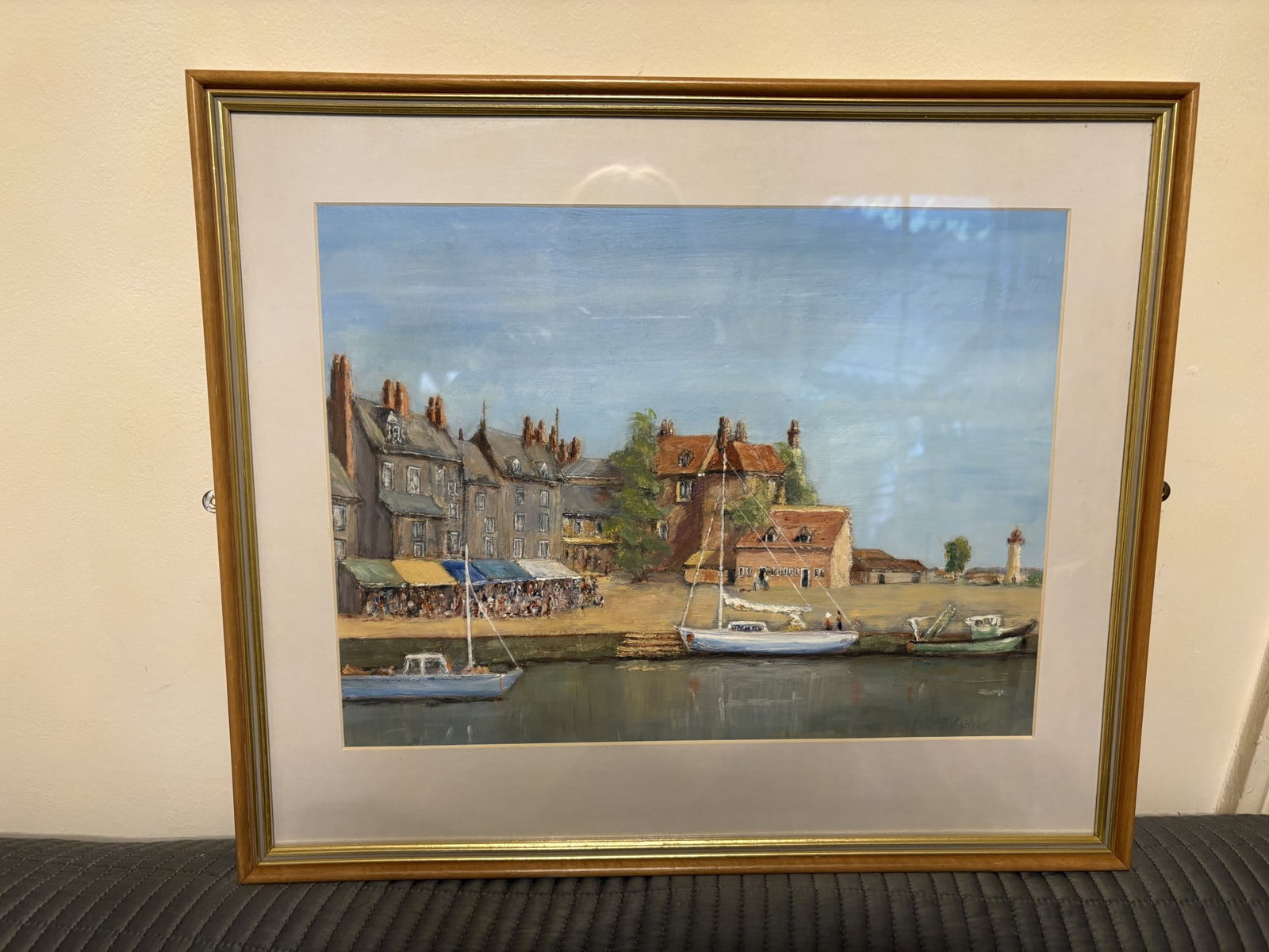 “The Old Dock, Honfleur” Oil Painting By John F Cathcart: Title: “The Old Dock, Honfleur” Oil Painting By John F Cathcart Description: Oil painting by John F Cathcart-Staffordshire artists He is a member of Stafford Art Academy and have