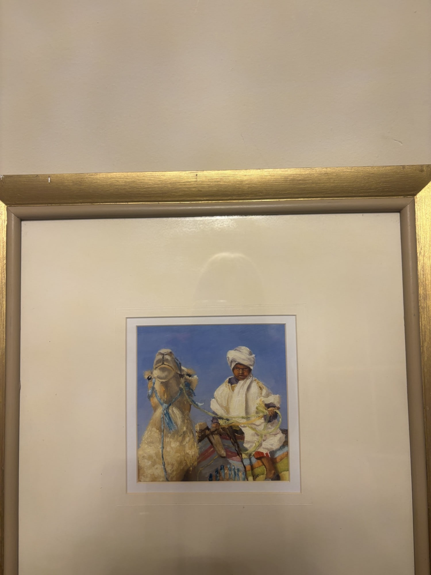 Young Nouad of Southern Tunisia Oil Painting By Eleanor Cathcart ( XX-XXI) - 3