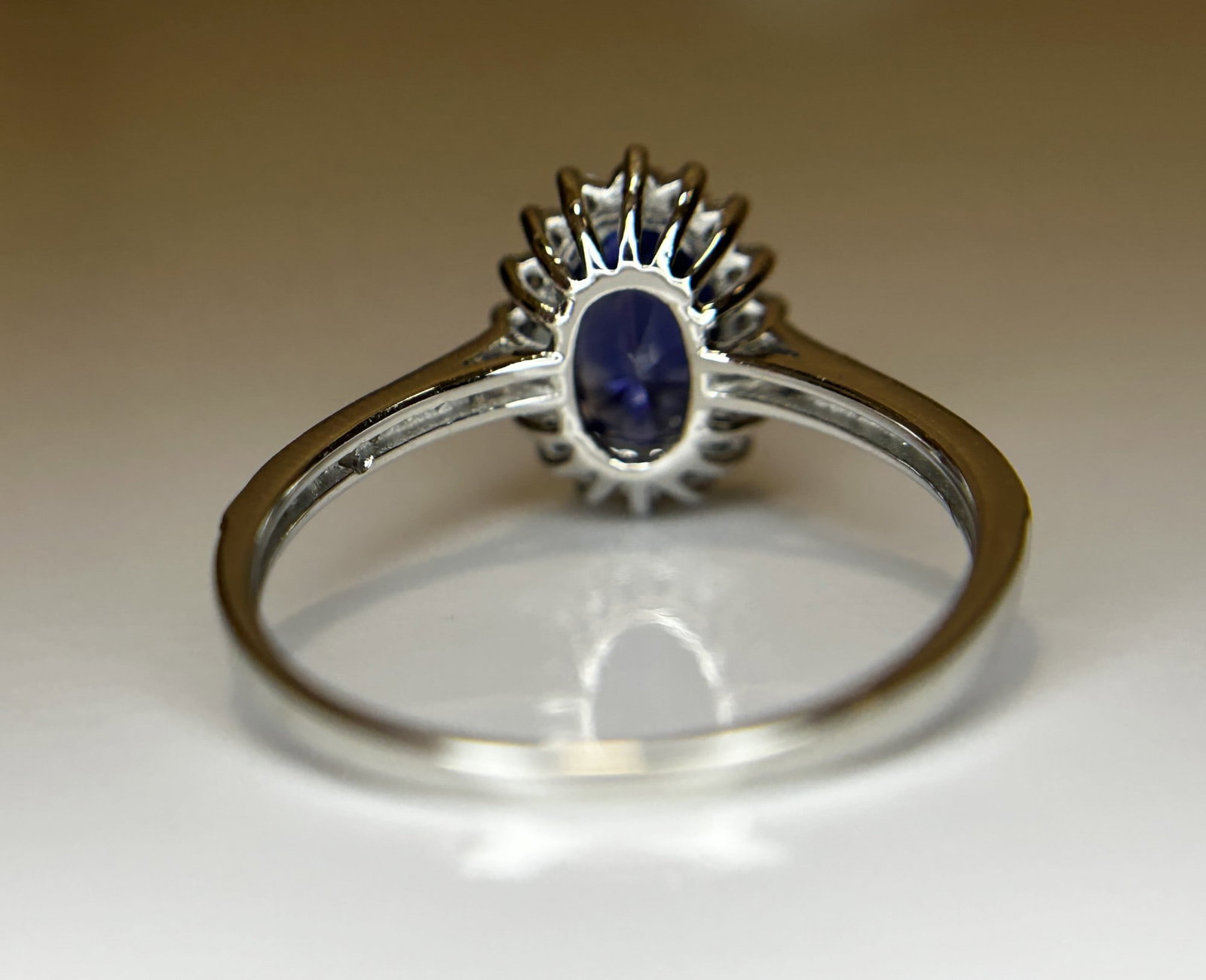 Beautiful 2.19 CT Unheated Burma Blue Sapphire Diamonds & 950 Platinum - 8