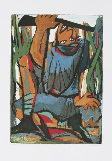 Marcel Janco Original Signed No. Silkscreen