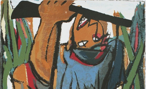 Marcel Janco Original Signed No. Silkscreen - 3