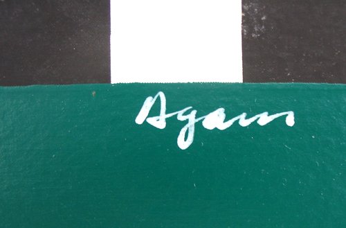 Y. Agam Original Signed No. Silkscreen Kinetic - 3