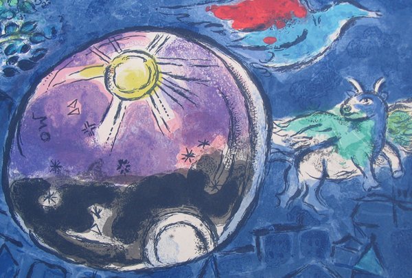 Marc Chagall Signed and No. Lithograph Tribes - 3