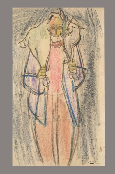 Sigmund Landau Original Drawing