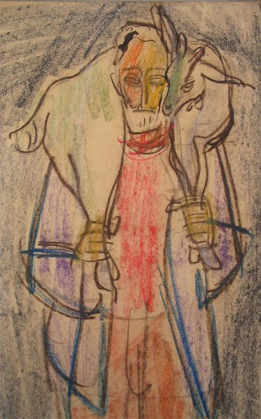 Sigmund Landau Original Drawing - 2