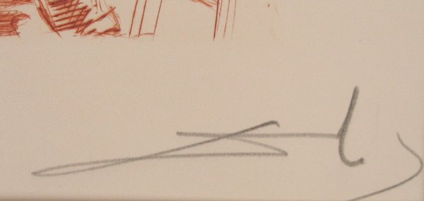 Salvador Dali Original Engraving Surrealism - 5