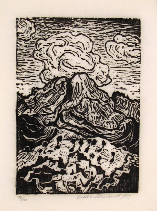 J. Steinhardt Original Signed Woodcut Jewish Art
