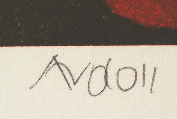M. Ardon Original Signed No. Lithograph Kabalah - 3