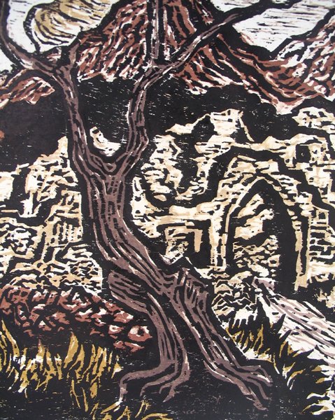 J. Steinhardt Original Signed Woodcut Jewish Art - 3