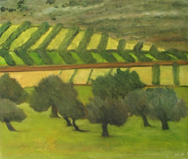 Alon Porat, Original oil on canvas, Galil