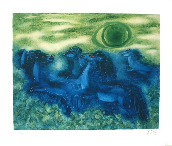 Reuven Rubin Original Signed No. Lithograph
