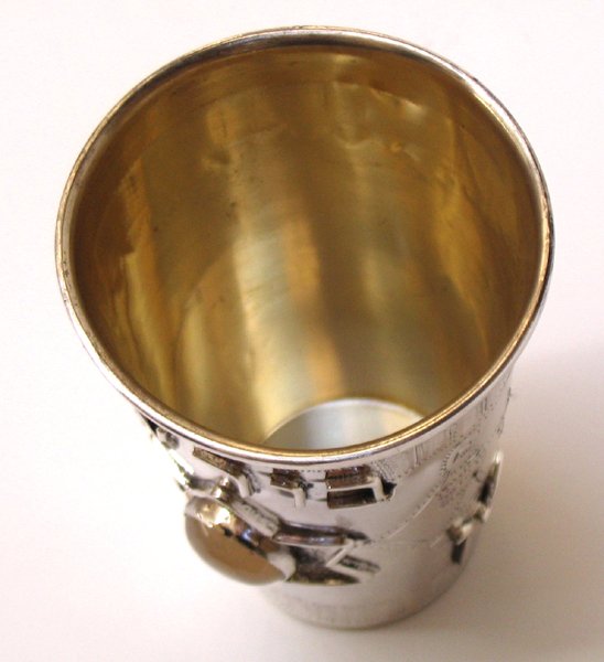 Kiddush Cup Sterling Silver, Judaica - 2