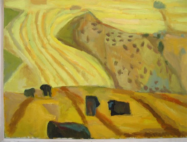 Michal Kovner, Original oil on canvas, ISRAELI AR - 3