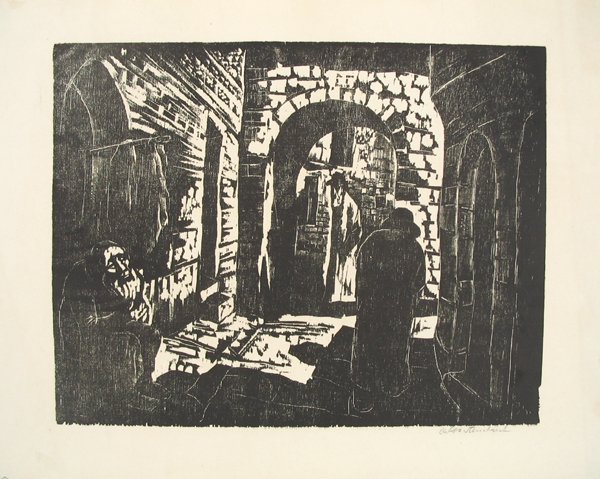 J. Steinhardt Original Signed Woodcut 1934