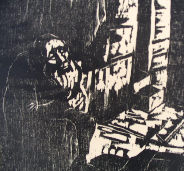 J. Steinhardt Original Signed Woodcut 1934 - 2