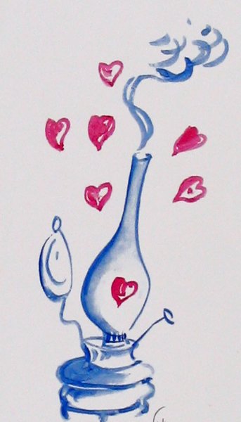 Y. Bergner Original Ink Drawing 1965 - 3