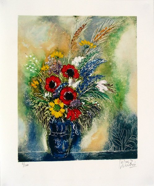 Reuven Rubin Original Signed No. Lithograph - 2
