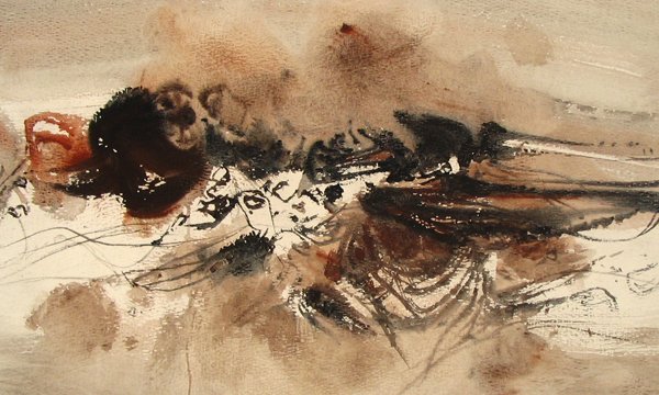 Chu Teh Chun, Original Watercolor, 1964, CHINESE - 2