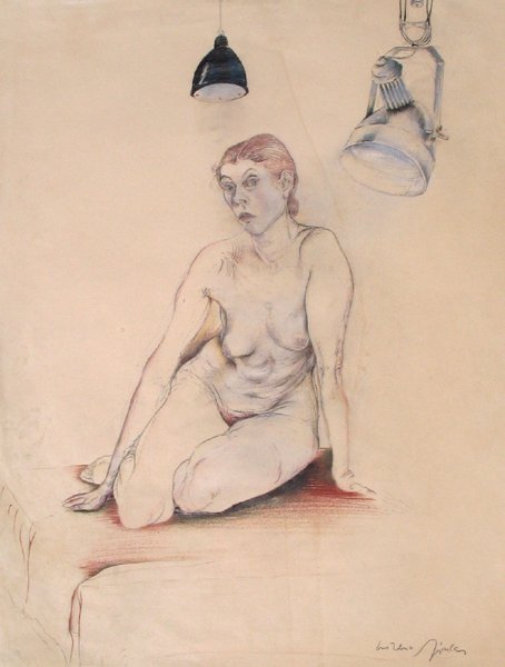Moreno Pincas Original Drawing French Art