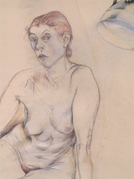 Moreno Pincas Original Drawing French Art - 2