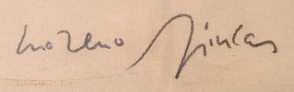 Moreno Pincas Original Drawing French Art - 3