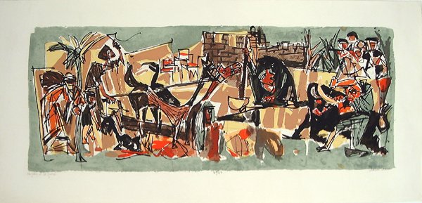 Marcel Janco Original Signed No. Silkscreen