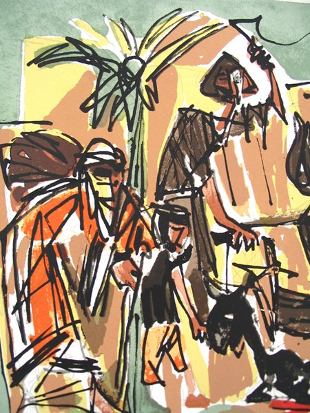 Marcel Janco Original Signed No. Silkscreen - 3