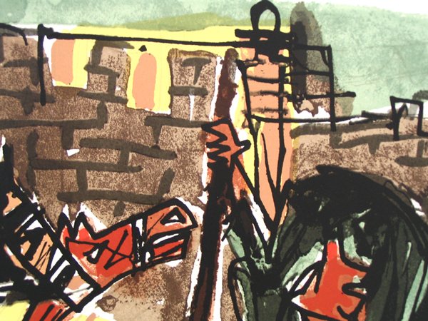 Marcel Janco Original Signed No. Silkscreen - 4