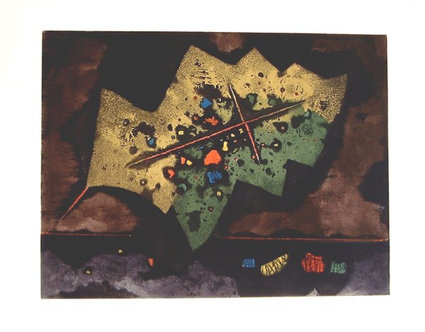 M. Ardon Original Signed No. Etching Kabalah
