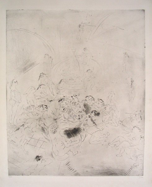Jules Pascin Original Etching, Nudes
