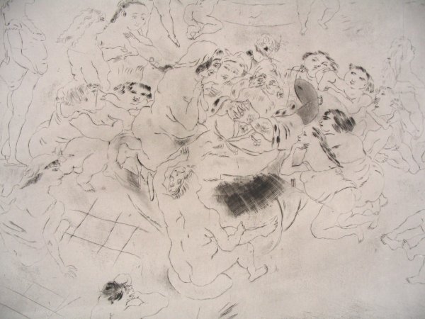 Jules Pascin Original Etching, Nudes - 2