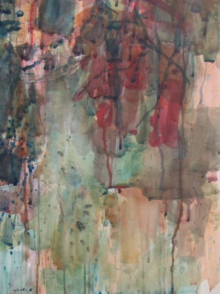 A. Steimatzky, Original Watercolor, Israeli Art - 3