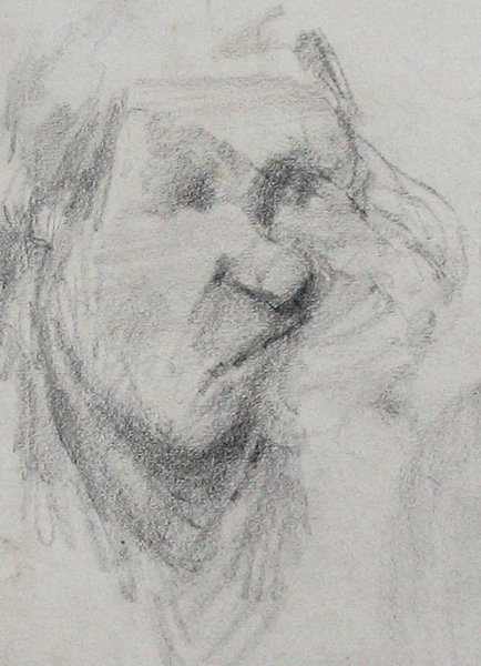 Uri Stettner Original pencil Drawing Israeli Art - 3