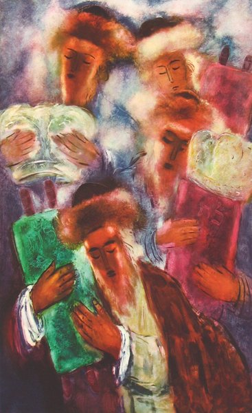 Reuven Rubin Original Signed No. Lithograph