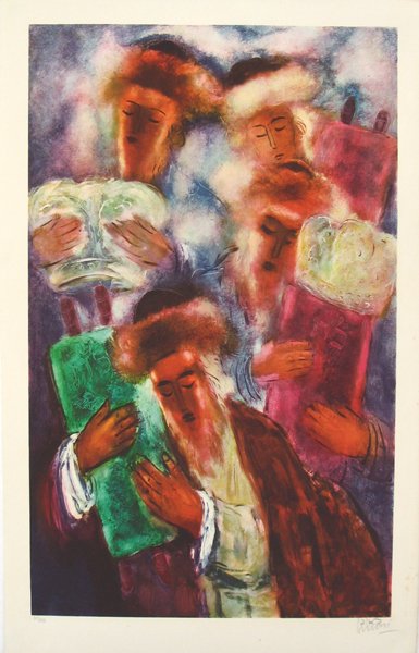 Reuven Rubin Original Signed No. Lithograph - 2
