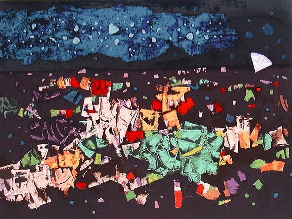 M. Ardon Original Signed No. Silkscreen