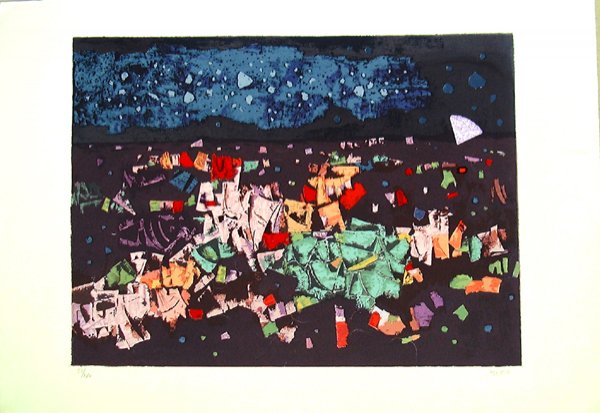 M. Ardon Original Signed No. Silkscreen - 2