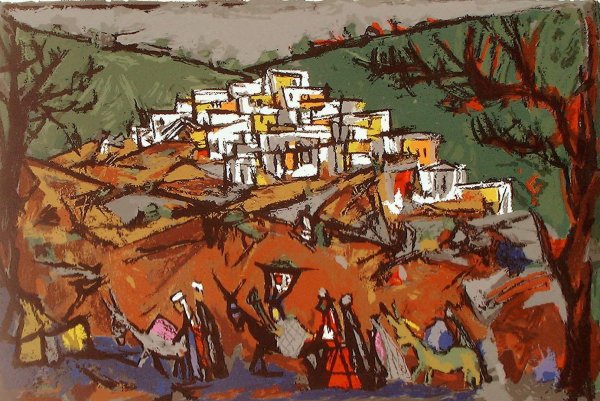 Marcel Janco Original Signed No. Silkscreen