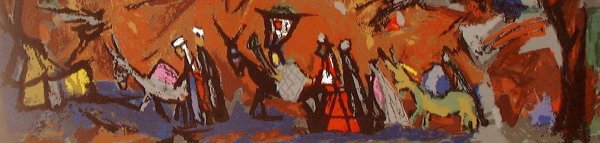 Marcel Janco Original Signed No. Silkscreen - 4