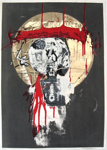 Igael Tumarkin Original Signed and No. silkscreen