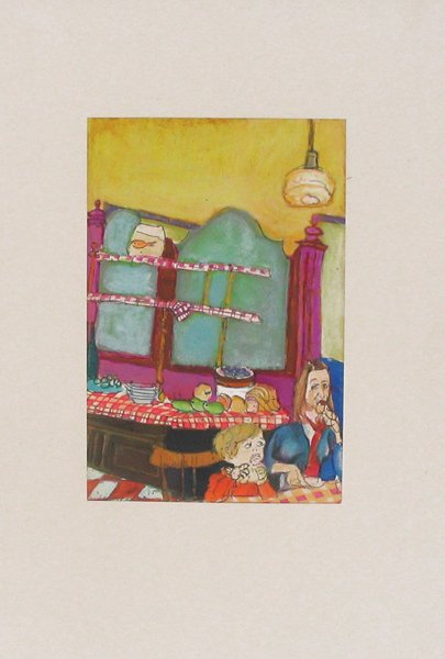 Moreno Pincas Original Pastel Painting French Art - 2