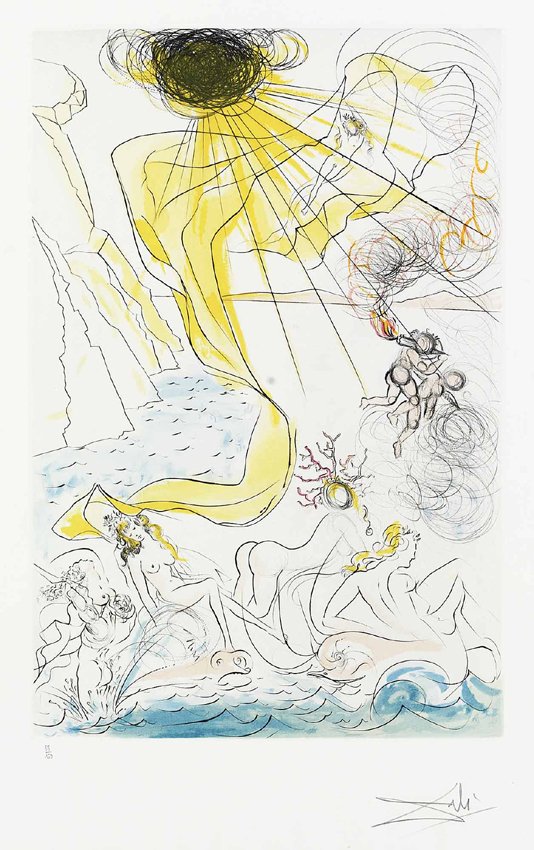 S. Dali Etching and Drypoint Surrealism 1971 - 2