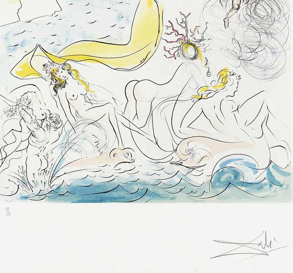 S. Dali Etching and Drypoint Surrealism 1971 - 3