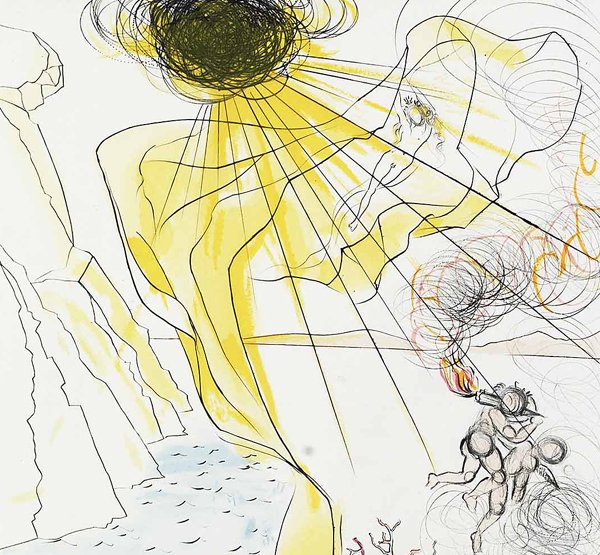 S. Dali Etching and Drypoint Surrealism 1971 - 4