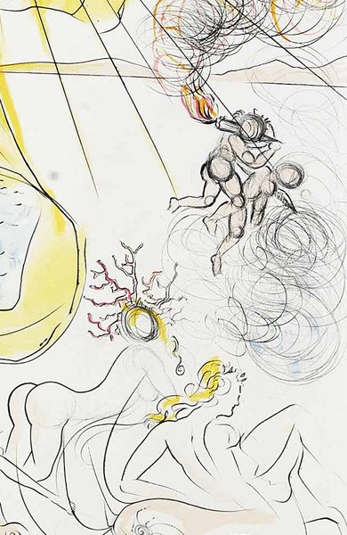 S. Dali Etching and Drypoint Surrealism 1971 - 5