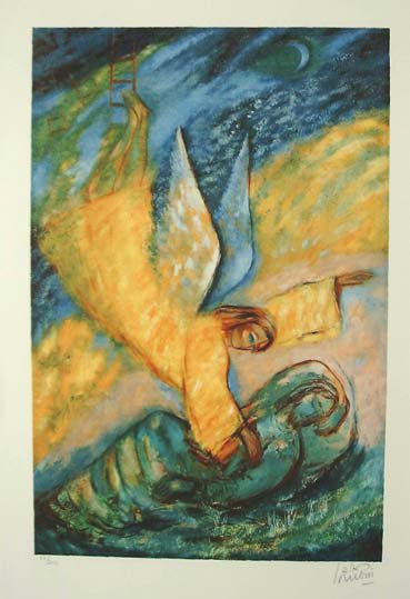 Reuven Rubin Original Signed No. Lithograph - 2