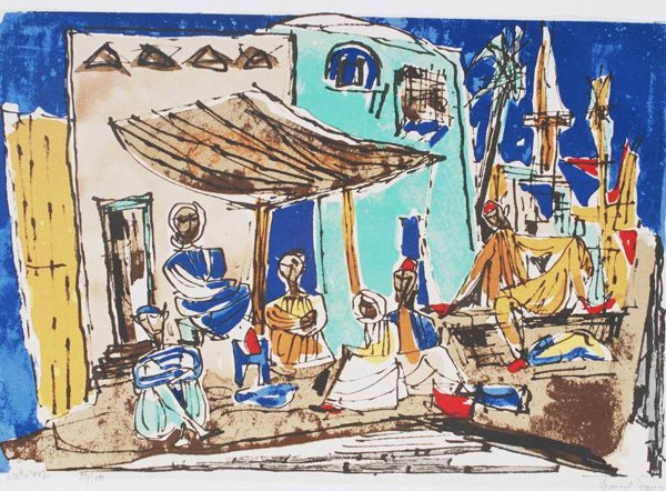Marcel Janco Original Signed No. Silkscreen